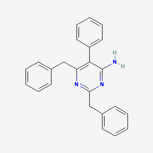 Pyrimidine, 4-amino-2,6-dibenzyl-5-phenyl-