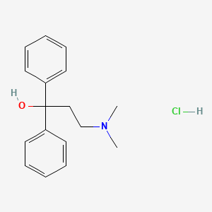 Benzhydrol, alpha-(2-(dimethylamino)ethyl)-, hydrochloride