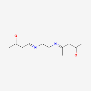 4-[2-(4-Oxopentan-2-ylideneamino)ethylimino]pentan-2-one