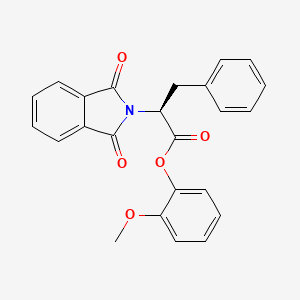 2-methoxyphenyl (2S)-2-(1,3-dioxo-2,3-dihydro-1H-isoindol-2-yl)-3-phenylpropanoate
