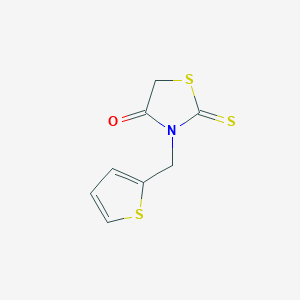 2-Sulfanylidene-3-(thiophen-2-ylmethyl)-1,3-thiazolidin-4-one