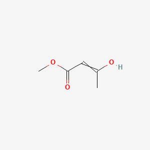 molecular formula C5H8O3 B1659069 Methyl 3-hydroxybut-2-enoate CAS No. 63289-97-4
