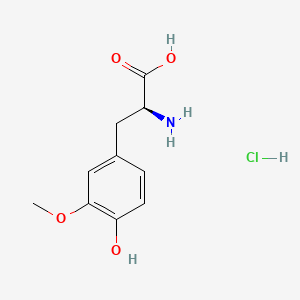 molecular formula C10H14ClNO4 B1659072 Methyldopa hydrochloride CAS No. 63302-24-9