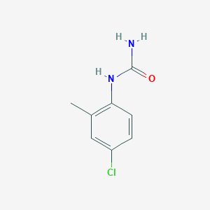 molecular formula C8H9ClN2O B1659075 (4-Chloro-2-methylphenyl)urea CAS No. 6333-35-3