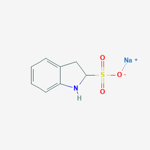 molecular formula C8H8NNaO3S B016591 Sodium indoline-2-sulfonate CAS No. 26807-68-1