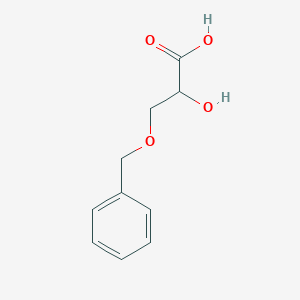 molecular formula C10H12O4 B165915 (S)-3-(Benzyloxy)-2-hydroxypropanoic acid CAS No. 127744-27-8