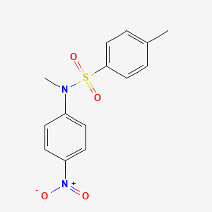 molecular formula C14H14N2O4S B1659176 n,4-Dimethyl-n-(4-nitrophenyl)benzenesulfonamide CAS No. 6380-16-1