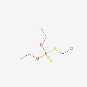 molecular formula C5H12ClO2PS2 B165930 Chlormephos CAS No. 24934-91-6