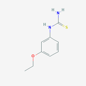 molecular formula C9H12N2OS B1659309 (3-Ethoxyphenyl)thiourea CAS No. 64506-44-1