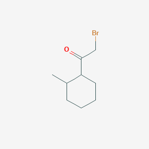molecular formula C9H15BrO B1659366 2-Bromo-1-(2-methylcyclohexyl)-ethanone CAS No. 64764-60-9