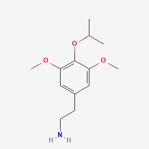 molecular formula C13H21NO3 B1659368 Isoproscaline CAS No. 64778-72-9