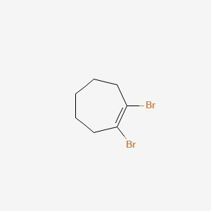 molecular formula C7H10Br2 B1659417 Cycloheptene, 1,2-dibromo- CAS No. 64997-13-3
