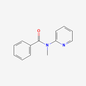 molecular formula C13H12N2O B1659423 Benzamide, N-methyl-N-2-pyridinyl- CAS No. 65052-85-9