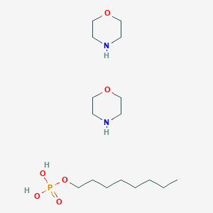molecular formula C16H37N2O6P B1659439 morpholine;octyl dihydrogen phosphate CAS No. 65151-86-2