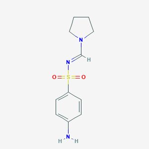 1-((((4-Aminophenyl)sulfonyl)imino)methyl)pyrrolidine