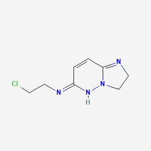 molecular formula C8H11ClN4 B1659491 N-(2-chloroethyl)-2H,3H-imidazo[1,2-b]pyridazin-6-amine CAS No. 65456-23-7