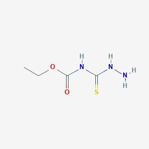 molecular formula C4H9N3O2S B1659493 Ethyl (hydrazinecarbothioyl)carbamate CAS No. 65479-56-3