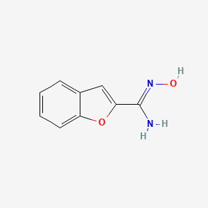 molecular formula C9H8N2O2 B1659520 N-Hydroxy-2-benzofurancarboximidamide CAS No. 65695-07-0
