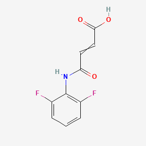 molecular formula C10H7F2NO3 B1659536 4-(2,6-Difluoroanilino)-4-oxobut-2-enoic acid CAS No. 658072-12-9
