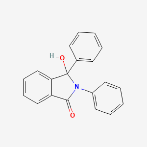 molecular formula C20H15NO2 B1659595 3-Hydroxy-2,3-diphenylisoindol-1-one CAS No. 6621-97-2