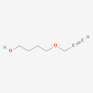 molecular formula C7H12O2 B1659659 1-Butanol, 4-(2-propynyloxy)- CAS No. 66865-32-5