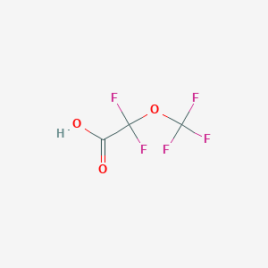 molecular formula C3HF5O3 B1659705 Acetic acid, difluoro(trifluoromethoxy)- CAS No. 674-13-5
