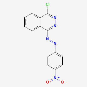 Phthalazine, 1-chloro-4-[2-(4-nitrophenyl)diazenyl]-