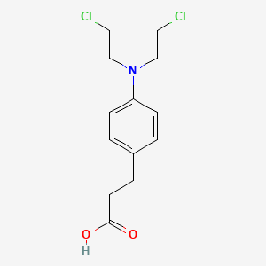 molecular formula C13H17Cl2NO2 B1659714 Norchlorambucil CAS No. 6746-11-8