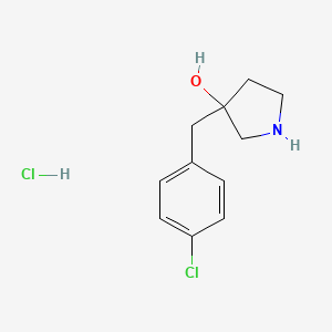 3-(p-Chlorobenzyl)-3-pyrrolidinol hydrochloride