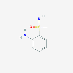 molecular formula C7H10N2OS B1659719 2-(Methylsulfonimidoyl)aniline CAS No. 67483-70-9