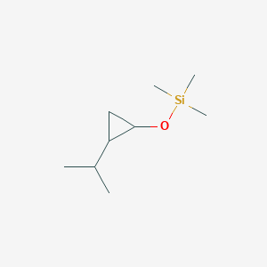 molecular formula C9H20OSi B165973 Trimethyl-(2-propan-2-ylcyclopropyl)oxysilane CAS No. 137518-43-5