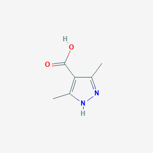 molecular formula C6H8N2O2 B165975 3,5-Dimethyl-1H-pyrazole-4-carboxylic Acid CAS No. 135108-88-2