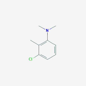 molecular formula C9H12ClN B1659752 3-Chloro-N,N,2-trimethylaniline CAS No. 67761-88-0