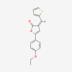 (3Z)-5-(4-ethoxyphenyl)-3-(thiophen-2-ylmethylidene)furan-2-one
