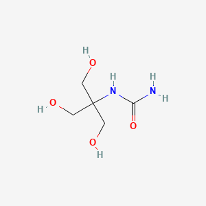 molecular formula C5H12N2O4 B1659765 Urea, [2-hydroxy-1,1-bis(hydroxymethyl)ethyl]- CAS No. 67910-06-9