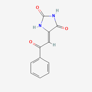 (5z)-5-(2-Oxo-2-phenylethylidene)imidazolidine-2,4-dione