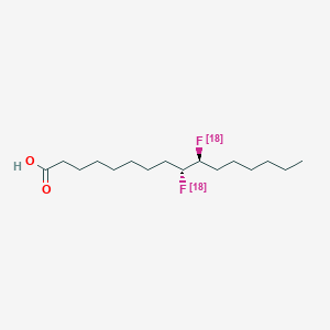 molecular formula C16H30F2O2 B165977 9,10-Difluoropalmitic acid CAS No. 133310-26-6