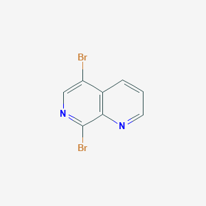molecular formula C8H4Br2N2 B1659771 5,8-Dibromo-1,7-naphthyridine CAS No. 67967-19-5