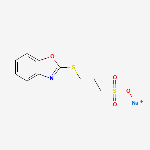 1-Propanesulfonic acid, 3-(2-benzoxazolylthio)-, sodium salt