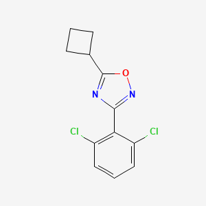 5-Cyclobutyl-3-(2,6-dichlorophenyl)-1,2,4-oxadiazole