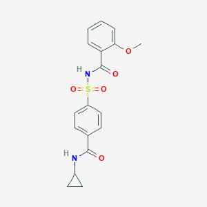 molecular formula C18H18N2O5S B165978 Cyprosulfamide CAS No. 221667-31-8