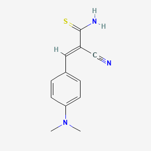 2-Cyano-3-[4-(dimethylamino)phenyl]thioacrylamide