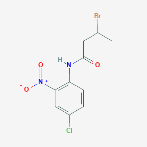 N1-(4-chloro-2-nitrophenyl)-3-bromobutanamide