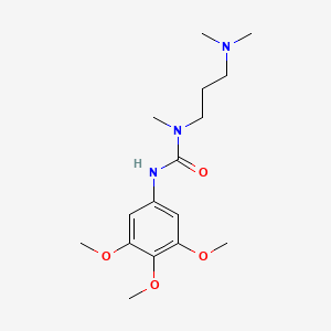 Urea, N-(3-(dimethylamino)propyl)-N-methyl-N'-(3,4,5-trimethoxyphenyl)-