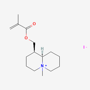 Methacryloyl-N-methyllupinine iodide