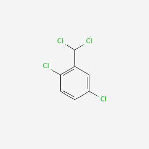 molecular formula C7H4Cl4 B1659808 1,4-Dichloro-2-(dichloromethyl)benzene CAS No. 68238-93-7