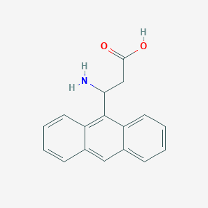 3-Amino-3-(anthracen-9-YL)propanoic acid