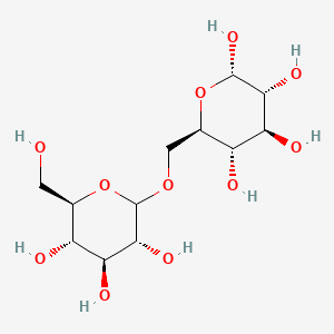 molecular formula C12H22O11 B1659851 (2S,3R,4S,5S,6R)-6-[[(3R,4S,5S,6R)-3,4,5-trihydroxy-6-(hydroxymethyl)oxan-2-yl]oxymethyl]oxane-2,3,4,5-tetrol CAS No. 68424-04-4