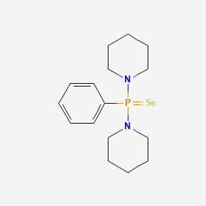 Piperidine, 1-[phenyl(1-piperidyl)phosphoroselenoyl]-
