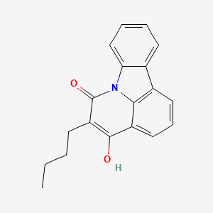 5-butyl-4-hydroxy-6H-pyrido[3,2,1-jk]carbazol-6-one